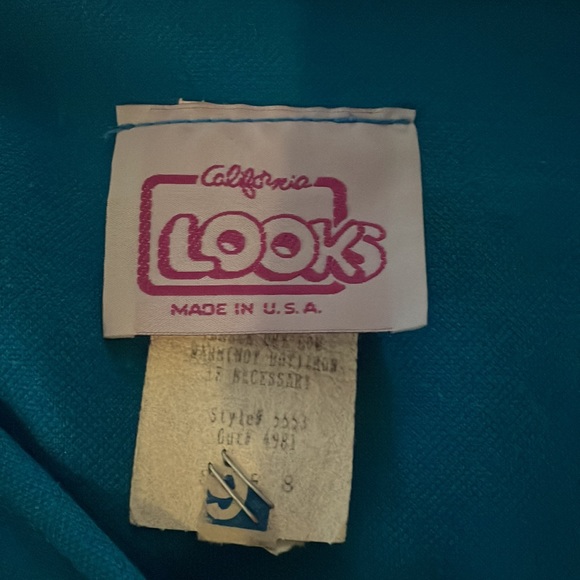 Vintage 80s California Looks Dress - Picture 3 of 5